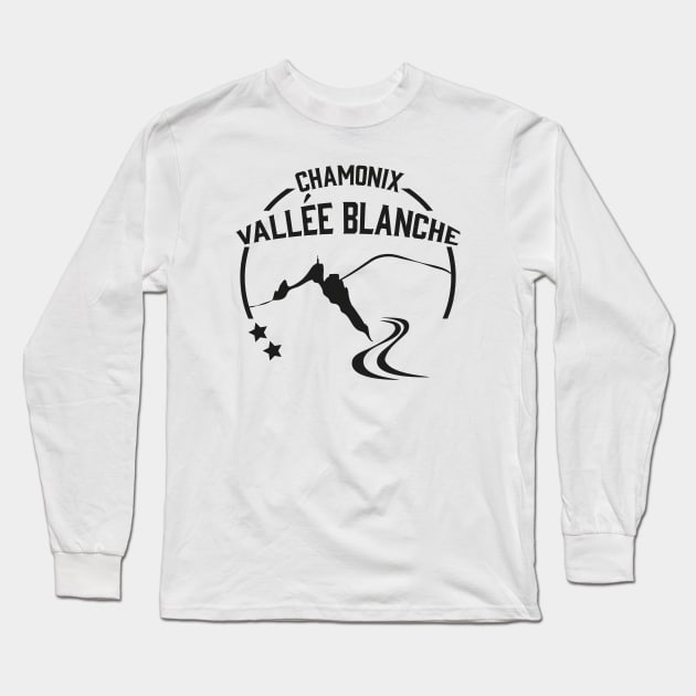 Chamonix Mont blanc Long Sleeve T-Shirt by leewarddesign